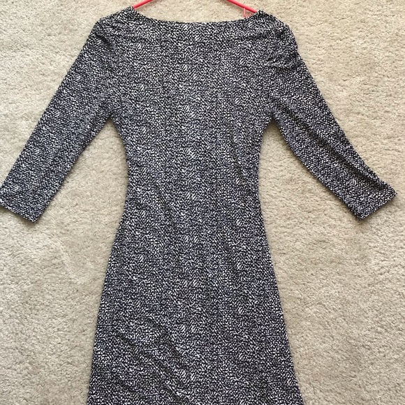 Express Wrap Dress Zipper Front Python Print - Picture 4 of 8